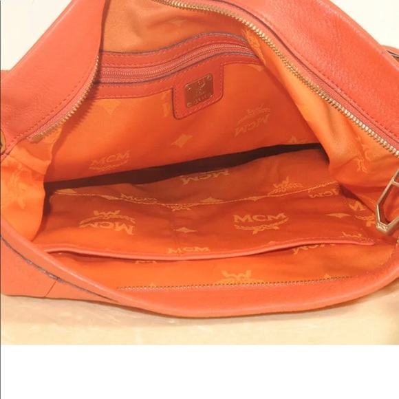 Authentic MCM Leather Cross Shoulder Bag - Picture 9 of 10